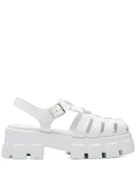 Prada rubber Monolith sandals White 1X853MFDD553LKK
