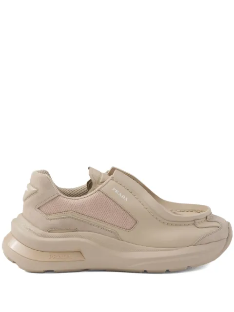 Prada Systeme leather sneakers Neutrals 2EG4243C37