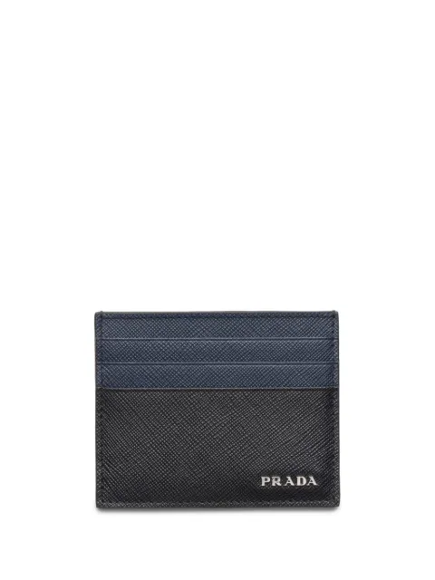 Prada Saffiano leather card holder Black 2MC0252FPJ