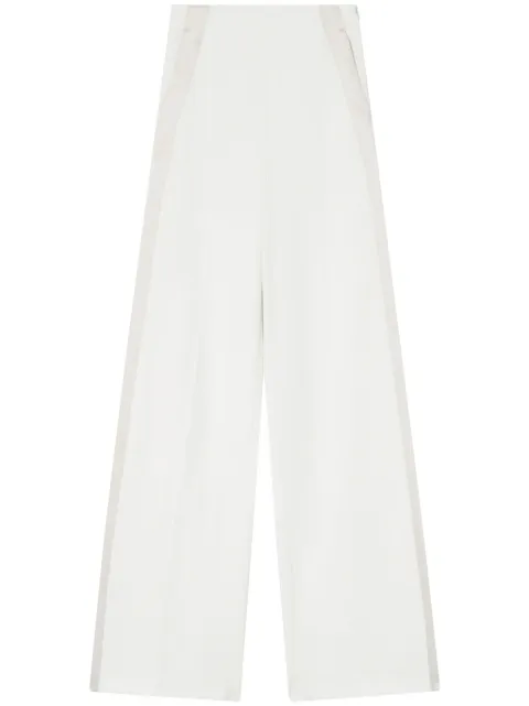 PINKO side-band wide-leg trousers White 1044637873