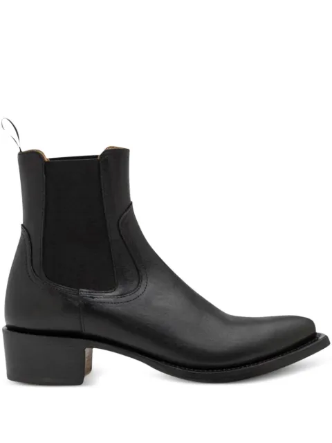 424 cowboy ankle boots Black FF4SMQ56APPE002999