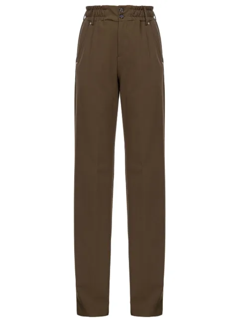 PINKO Semaforo straigh-leg trousers Brown 104178A18E