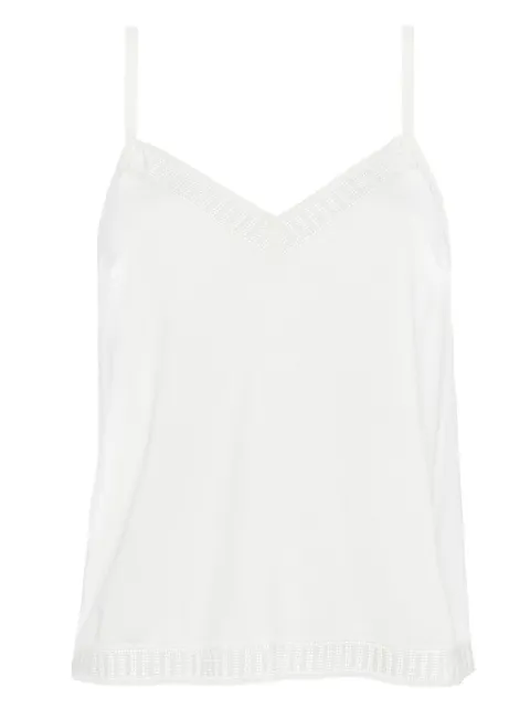 ERES Sandra Graphic V-neck camisole White 272437