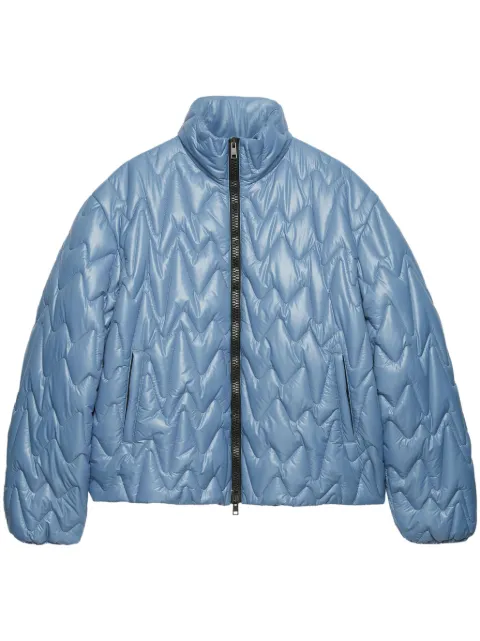 MSGM quilted padded jacket Blue 3740MH05247532