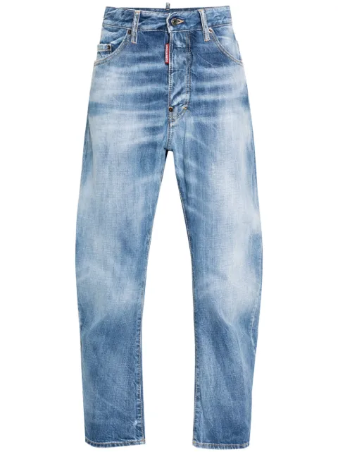DSQUARED2 straight-leg cropped jeans Blue S74LB1531S30309