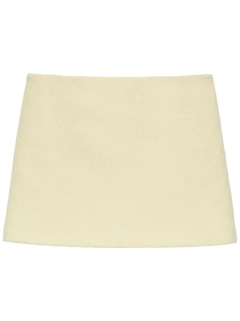 MSGM wool mini skirt Neutrals 3741MDD19247618