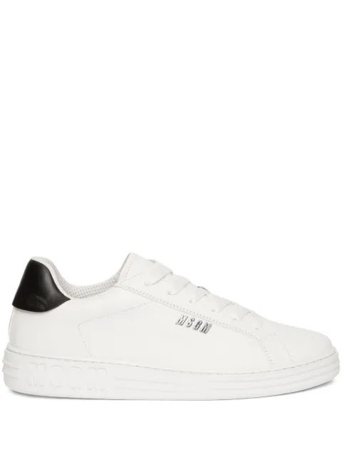 MSGM "Iconic" leather sneakers White 3740MS506787