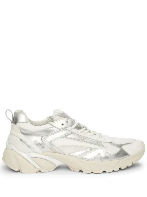 MSGM Vulcano distressed sneakers White 3740MS301914