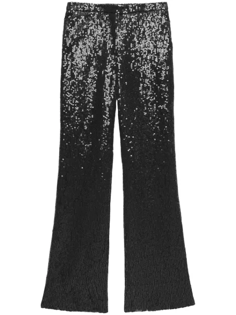 MSGM sequin-embellished trousers Black 3741MDP08247605