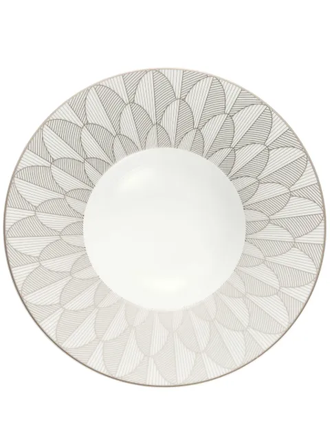 Christofle large Malmaison Impériale rim plate Black 3570667118433