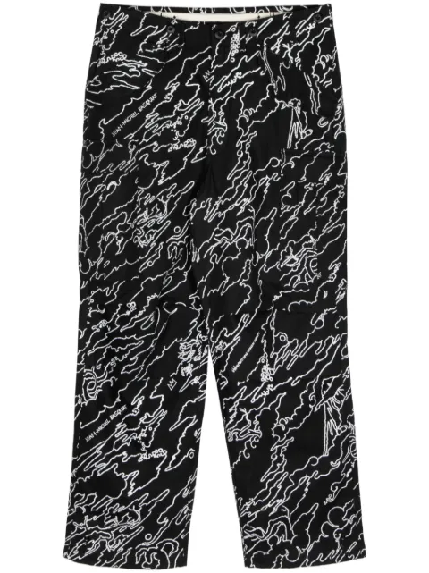 Maharishi Maha Basquiat cargo trousers Black 5136