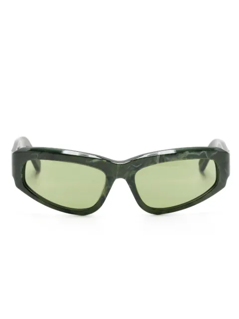Retrosuperfuture Motore rectangle-shape sunglasses Green MOTOREKE8