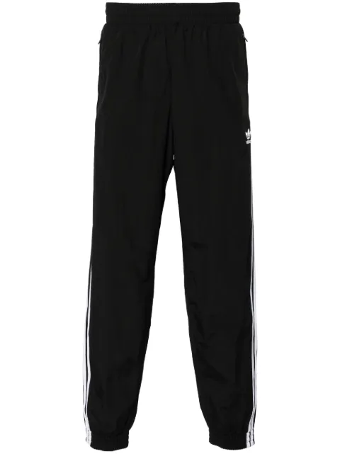 adidas trefoil-embroidered recycled polyamide track pants Black IT2501