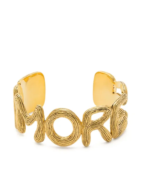 Aurelie Bidermann Amaite gold-plated cuff bracelet Gold SS24BR10MG