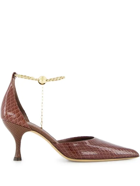 Ferragamo 70mm Dana pumps Red 01G945768952