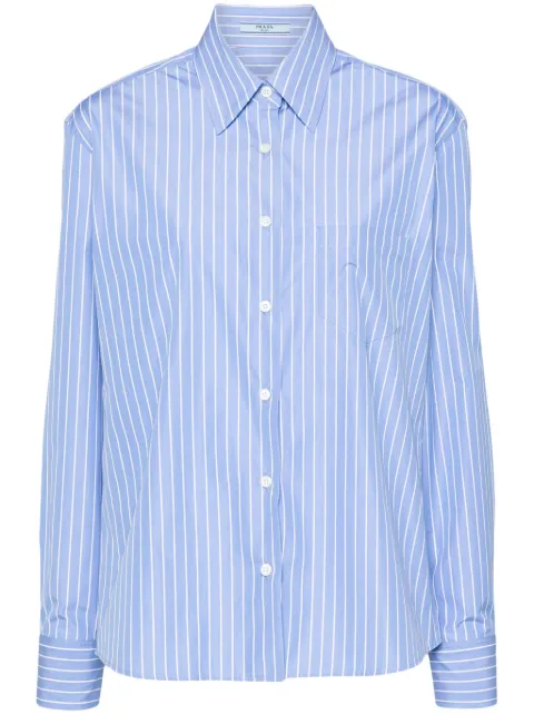 Prada striped poplin shirt P436HSOOO15DT
