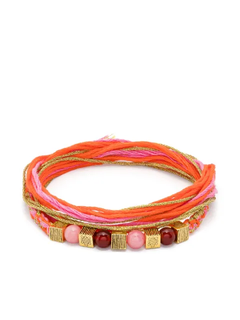 Aurelie Bidermann Honolulu macramé bracelet Gold SS24BR07MG