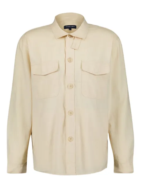 Frescobol Carioca Nuno long-sleeve pocket shirt jacket Neutrals 2383760