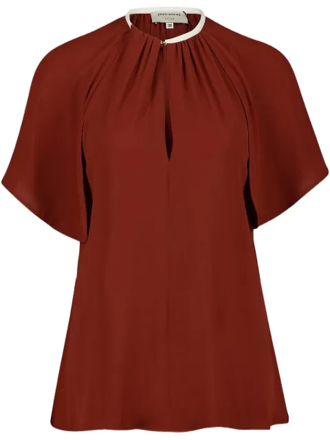 Zeus+Dione Azure blouse Brown CLBL0443