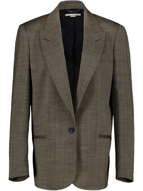 Stella McCartney wool single-breasted blazer Brown 6501093DR650