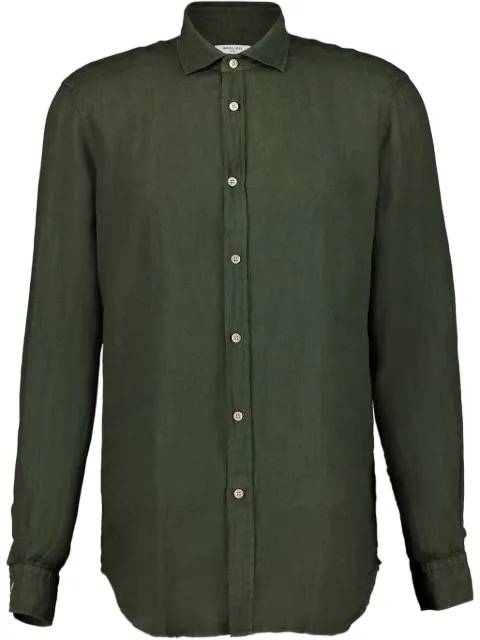 Boglioli linen shirt Green 610TSB3853