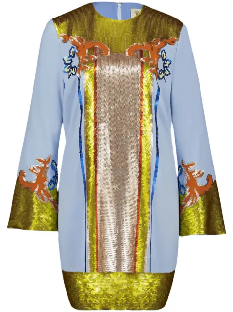 PAULA Hydra mini dress Blue HYDRA