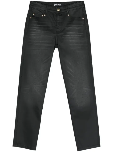 Just Cavalli coated skinny jeans Black 77PAB501CDWY6