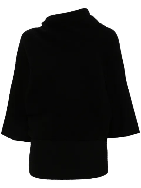Rick Owens Cylinder knitted top Black RP02D3231WLD