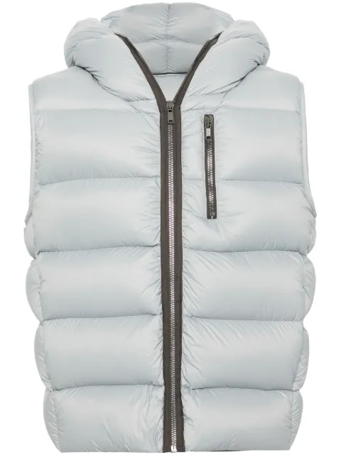 Rick Owens Sealed gilet Blue RU02D6746NPD4