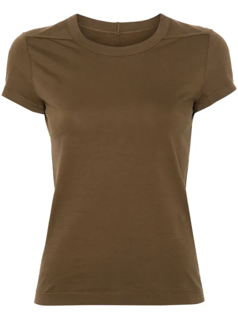 Rick Owens Level cropped T-shirt Green RP02D3235JA