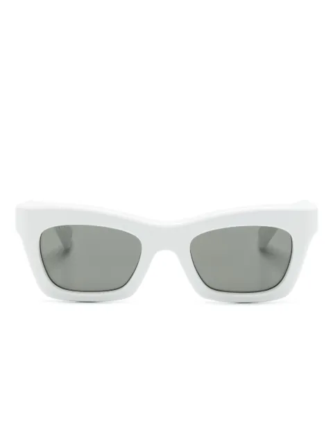 Gucci Eyewear rectangle-frame sunglasses White 791813J0740