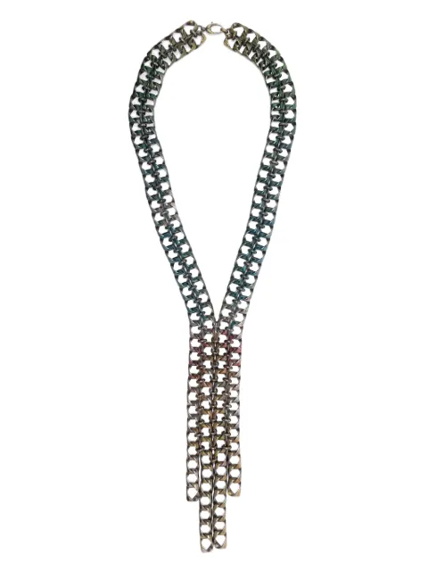 Gucci Pre-Owned 2010s chain-link necklace Green GUC600BD