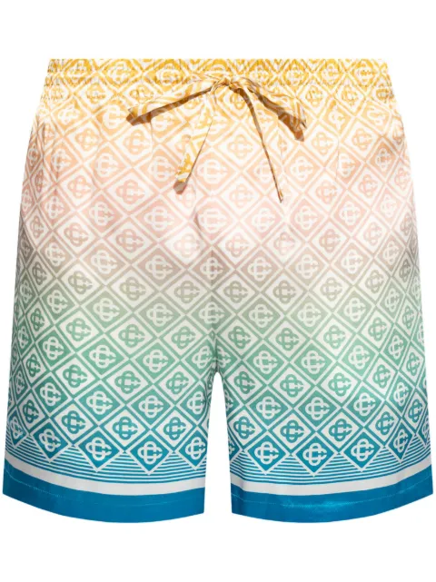 Casablanca Gradient Monogram deck shorts Blue MPF24TR012
