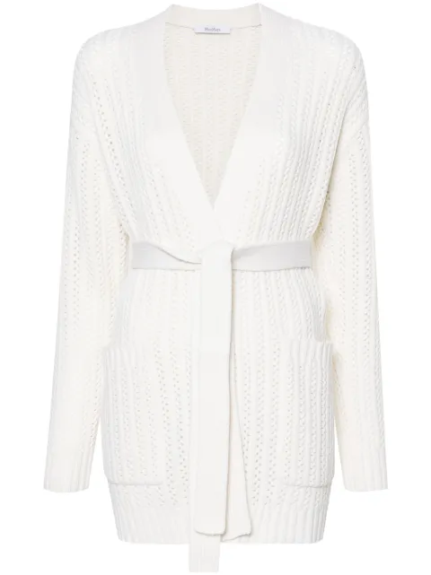 Max Mara Balzac open-front cardigan White 2421346011600
