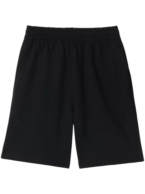 Burberry EKD straight-leg cotton shorts Black 8095925