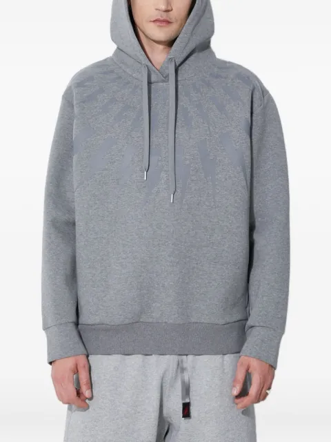 Neil Barrett lightning bolt paterned hoodie Grey MY72186AY506