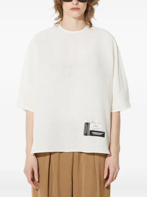 Undercover short-sleeve blouse White UC1D1402