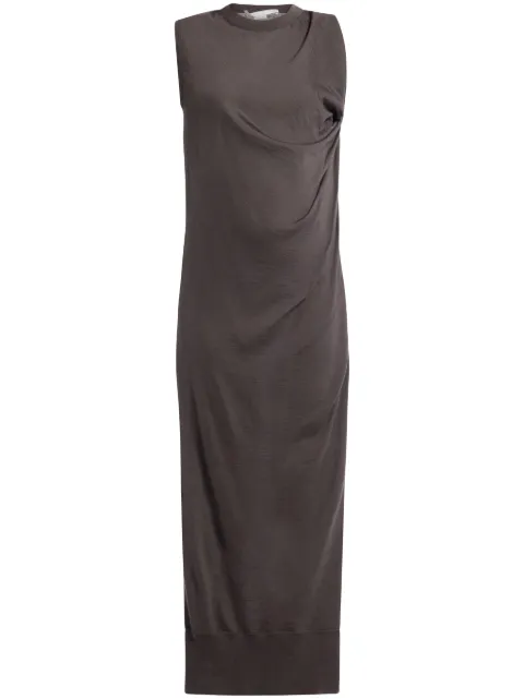 Stella McCartney draped dress Brown 6K08153S2500