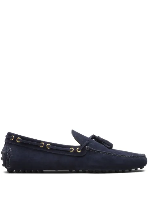 Car Shoe tassel-detail suede boat shoes Blue KUD400F024LVA