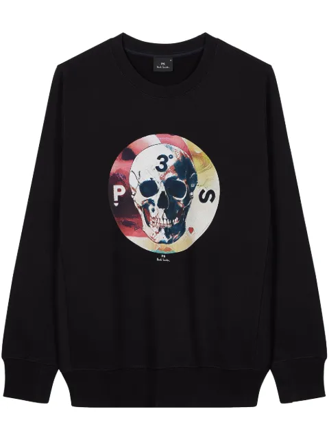 PS Paul Smith Skull-print sweatshirt Black M2R027RNP4800