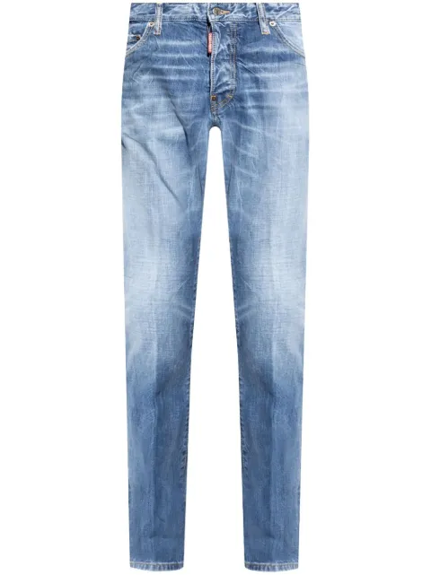 DSQUARED2 Cool Guy mid-rise slim-fit jeans Blue S74LB1529S30309