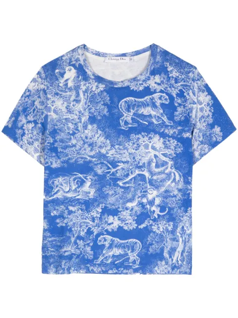 Christian Dior Pre-Owned Riviera short-sleeve T-shirt Blue CSSZ7871