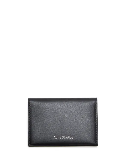 Acne Studios folded leather wallet Black CG0236