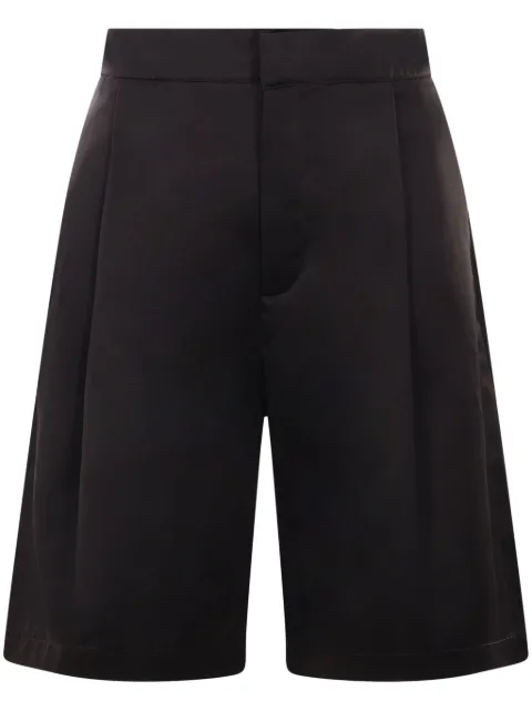 Sara Lanzi twill-weave tailored shorts Black 06BVC2