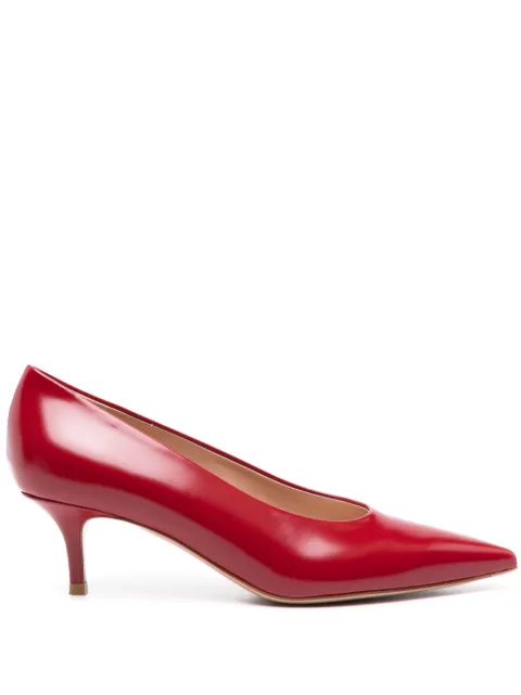 Gianvito Rossi 55mm Robbie leather pumps Red G2227355RICTOK