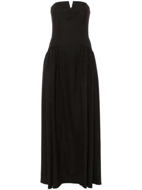V:PM ATELIER Lilis strapless maxi dress Black VPMFW242518