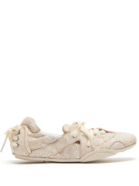 Acne Studios rear drawstring detailing trainers Neutrals AD0779