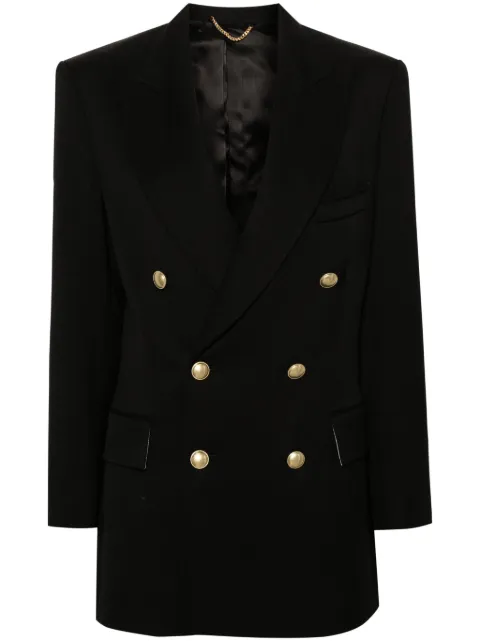 Victoria Beckham peak-lapels double-breasted blazer Black 1324WJK005568A