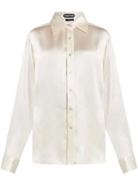 TOM FORD silk shirt Neutrals CA3266FAX1191