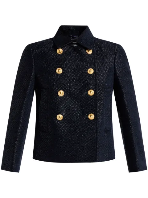 TOM FORD Cropped Peacoat Black CS1248FAX1272